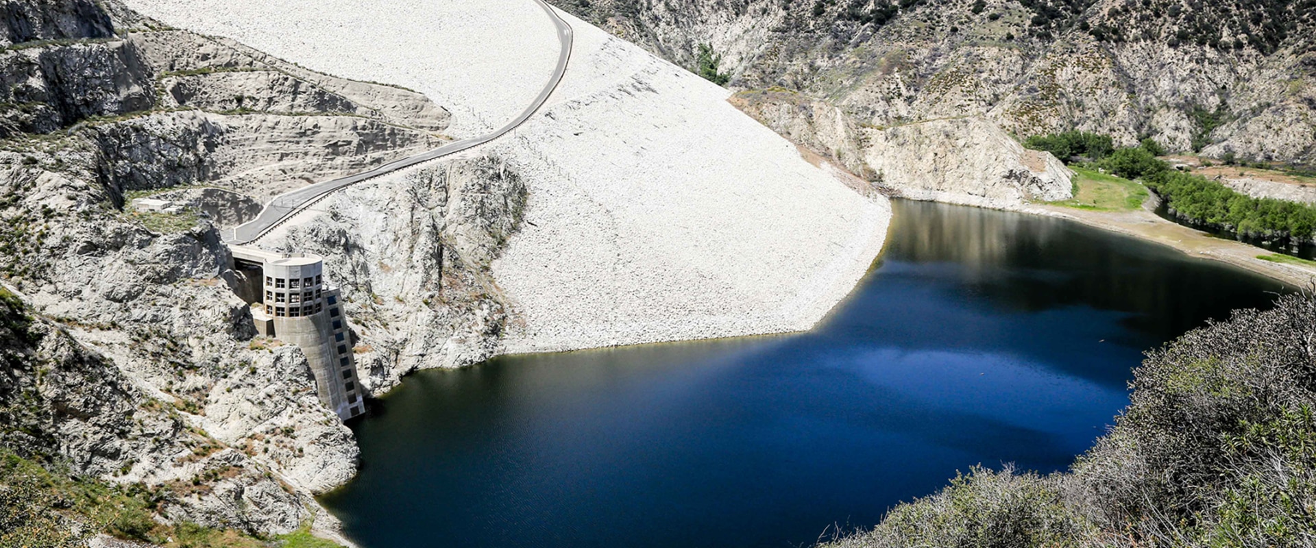 Photo of the Big Bear Basin. The San Bernadino Valley Water Conservation District is one of three Big Bear Watermaster committee members.